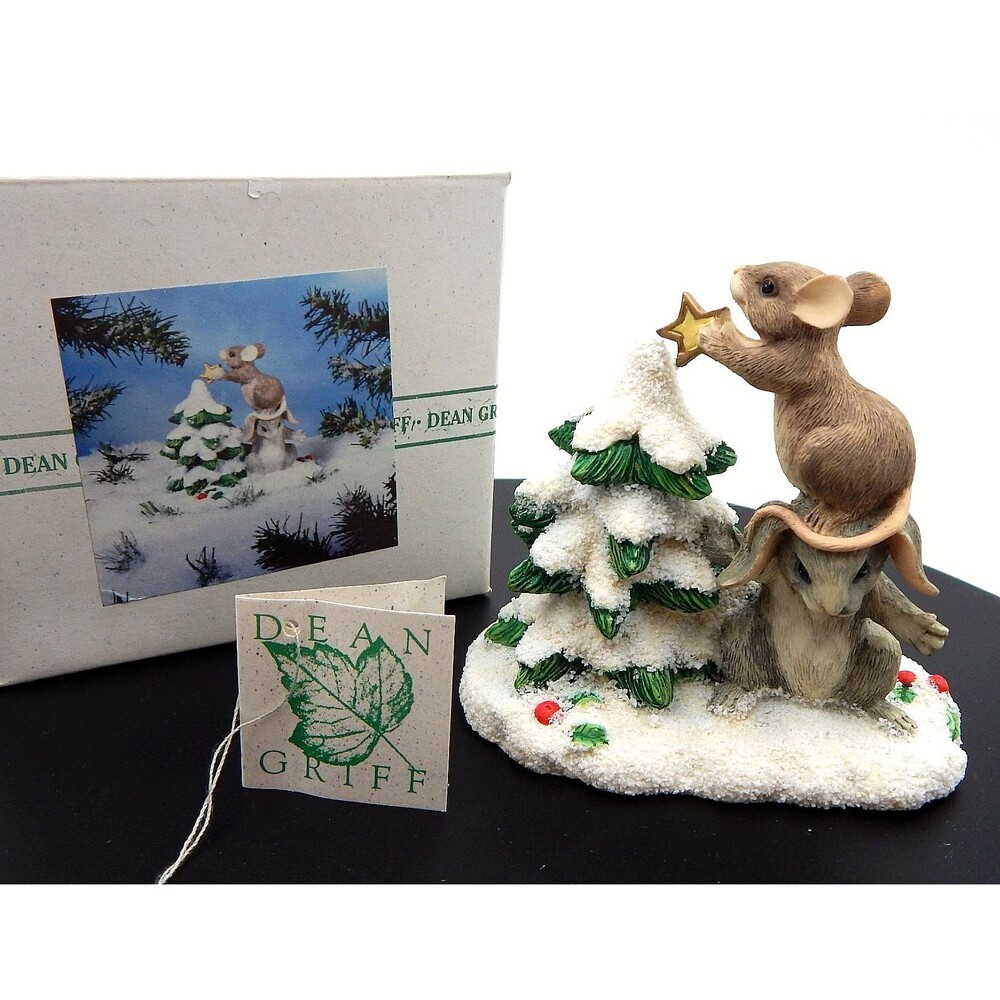 Charming Tails Teamwork Helps Figurine Mouse Rabbit 87-571 Figure 1997 Silvestri